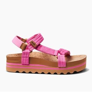 Reef Cushion Rem Hi Sandals Malibu Barbie Edition women’s size 9 new